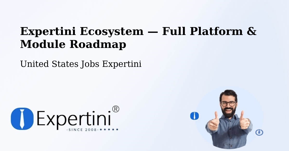 Expertini Ecosystem — Full Platform & Module Roadmap – Bartow