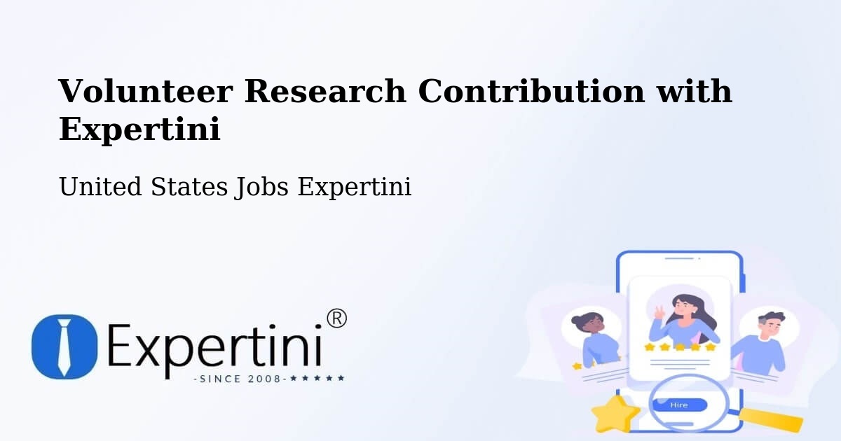 Volunteer Research Contribution Program – Bartow - United States Jobs Expertini